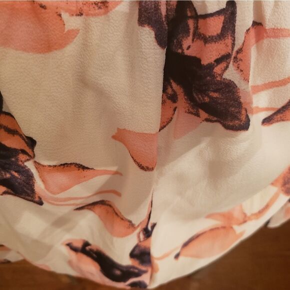 ❤Womens Junior Romper Lacey Floral Shorts - Picture 5 of 5